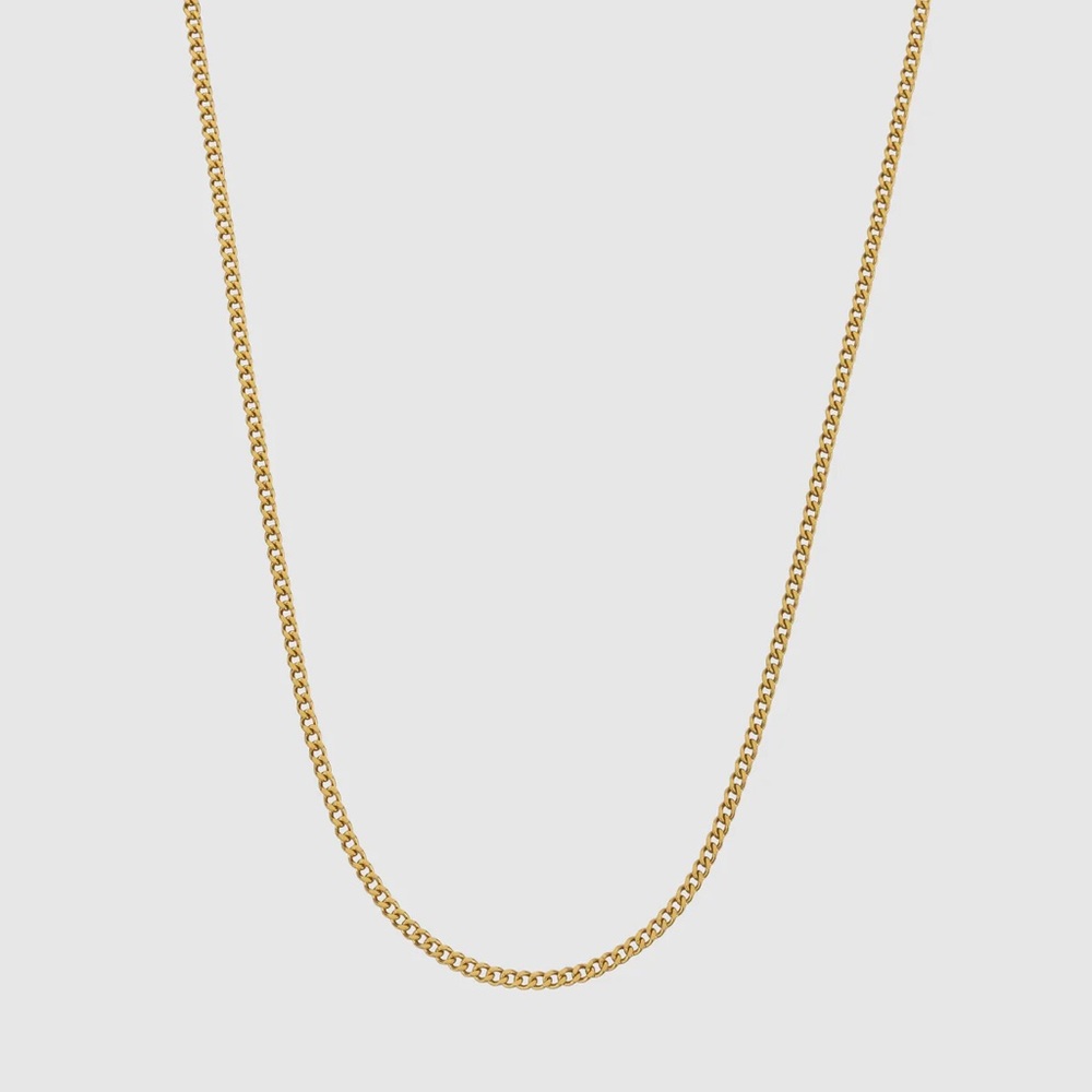 21.5” CRAFTD LONDON 18K GOLD PLATED CHAIN 2MM
